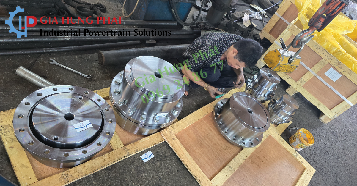 cấu tạo khớp nối răng gear coupling KCP (1)
