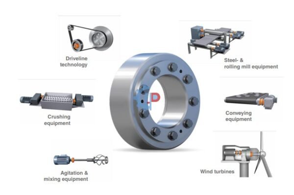 Shrink Disc Stuwe Type HSD Đĩa co Stüwe loại HSD khóa trục côn