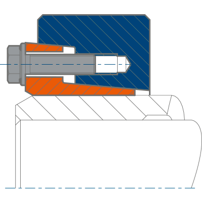 Shrink Disc Stuwe Type HSD thiết bị bóp trục côn 