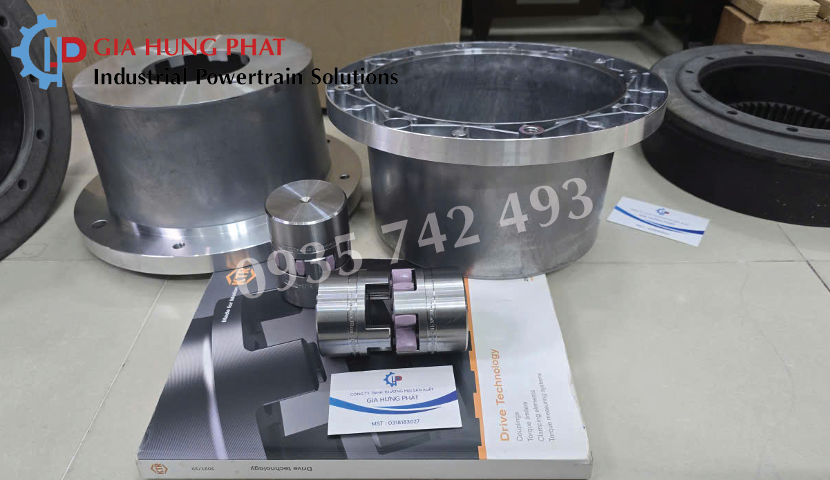 Khớp nối vấu Rotex KTR và nắp chụp bơm thủy lực