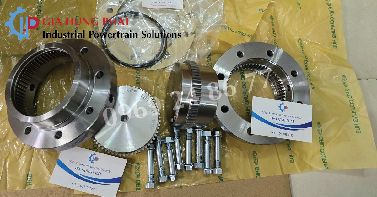 gear coupling (khớp nối bánh răng)