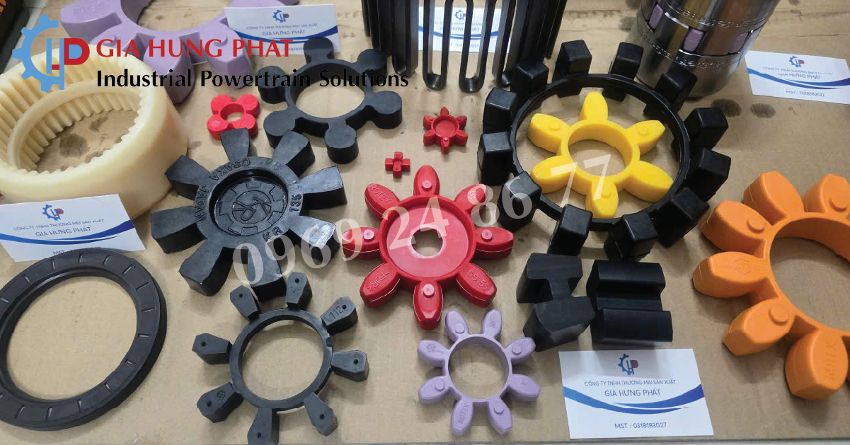Vòng đệm giảm chấn cao su NBR, EPDM và PU
